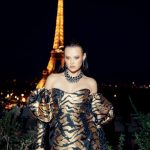 Pepper brocade corset cocktail dress