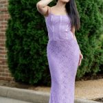 Antonia lilac mermaid gown
