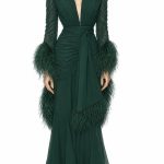Bronx and Banco Geisha green  gown dress