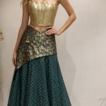 Mandira Curtis brocade mix edition lengha