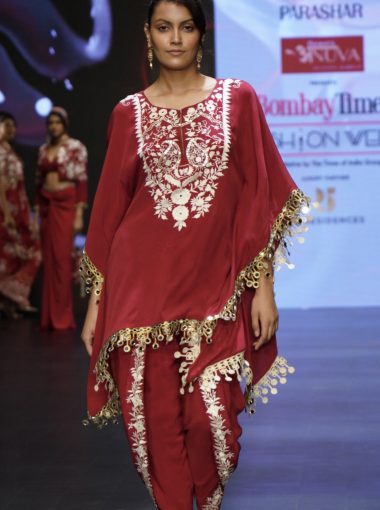 Charu Parashar Red Salwar