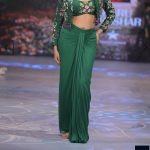 Charu Parashar Green Combination with Cape